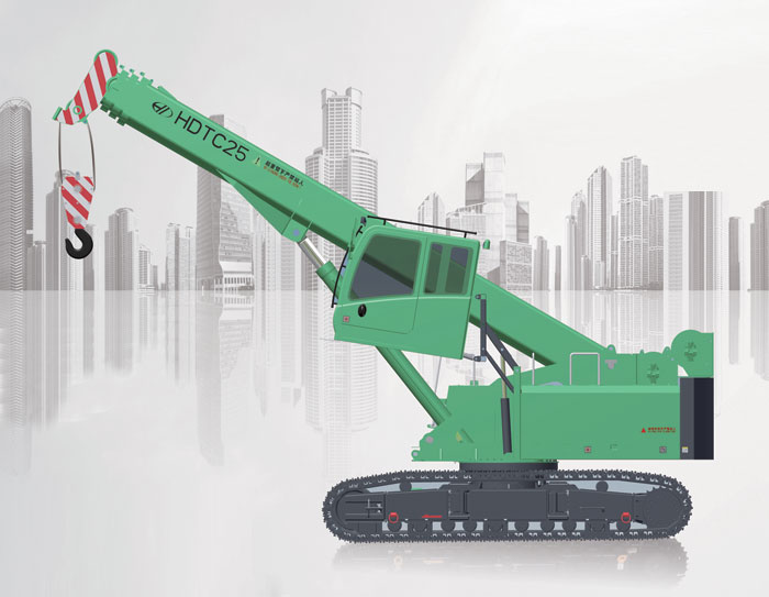 HDTC25 Telescopic Boom Crawler Crane